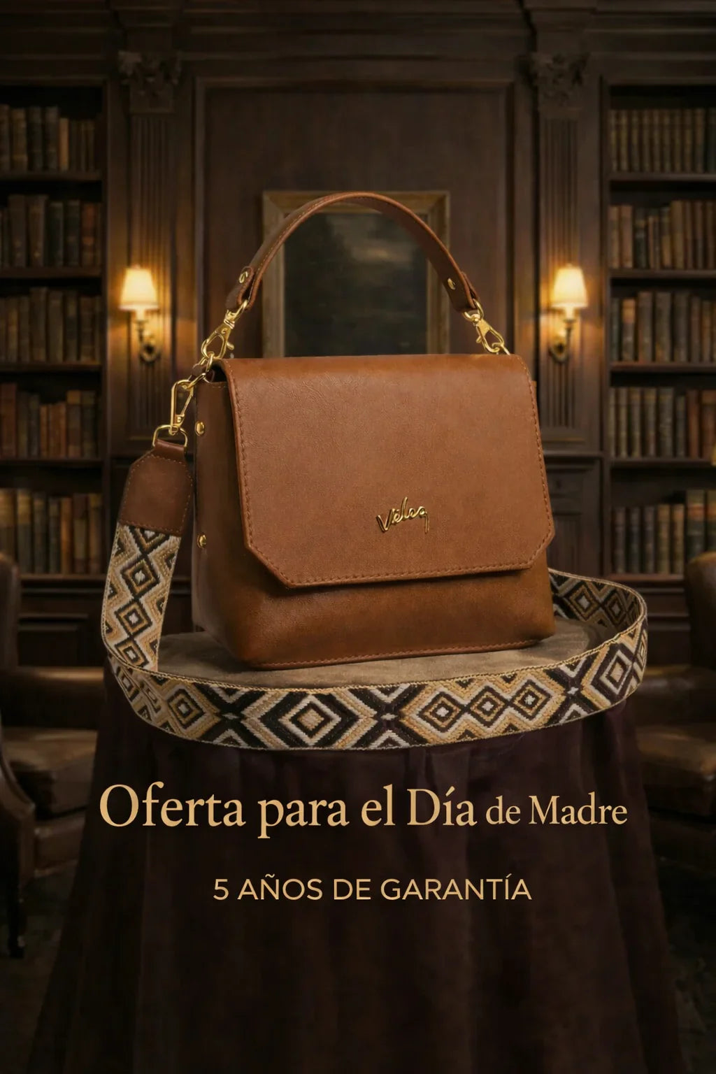 Bolso Carriel Vélez de Cuero Legítimo - Lanzamiento